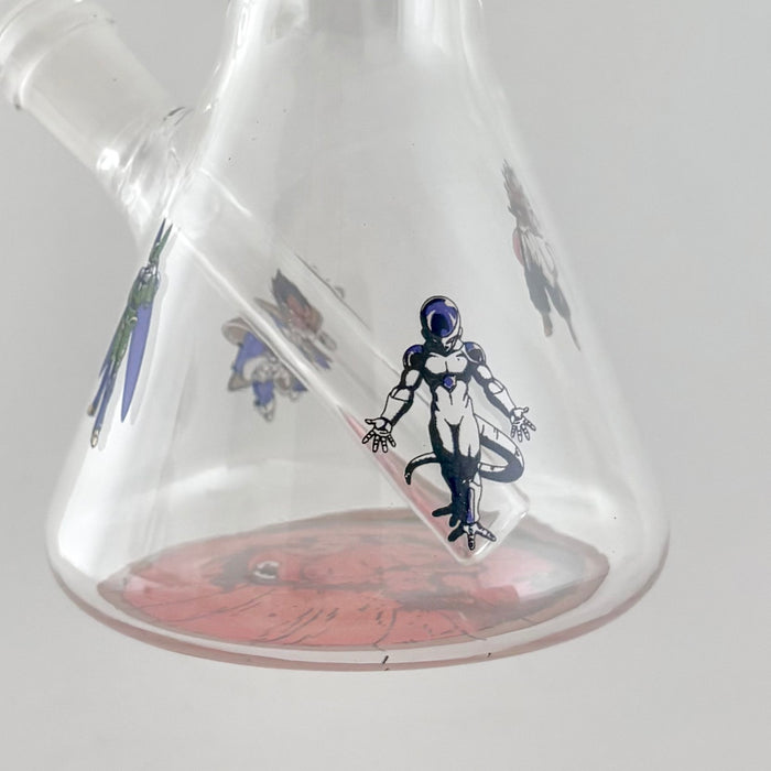 12" Anime-Themed Beaker Bongs – 4mm Thick Glass Glass Bong Super Supplys Inc