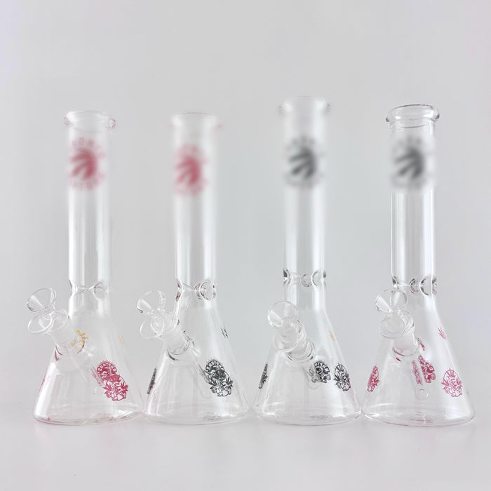 12" Toronto-Themed Beaker Bongs – 4mm Thick Glass Glass Bong Super Supplys Inc