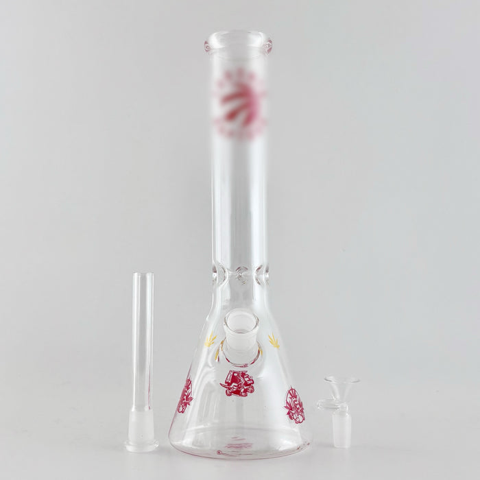 12" Toronto-Themed Beaker Bongs – 4mm Thick Glass Glass Bong Super Supplys Inc
