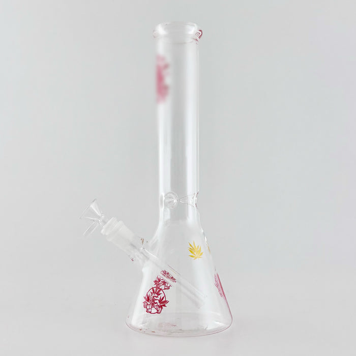 12" Toronto-Themed Beaker Bongs – 4mm Thick Glass Glass Bong Super Supplys Inc