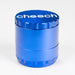 Cheech | 63mm 4-Piece CNC Aluminum Grinder [GR-6] Regular Grinder Smoking Cat Distribution Blue