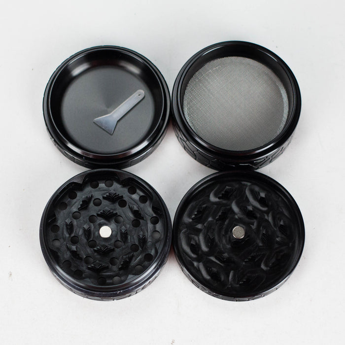 Cheech | 63mm 4-Piece Grinder with Retro Logo [GR-11] Regular Grinder Smoking Cat Distribution