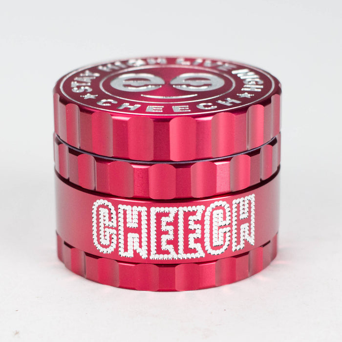Cheech | 53mm 4-Piece Logo Grinder [GR-12] Regular Grinder Smoking Cat Distribution Red