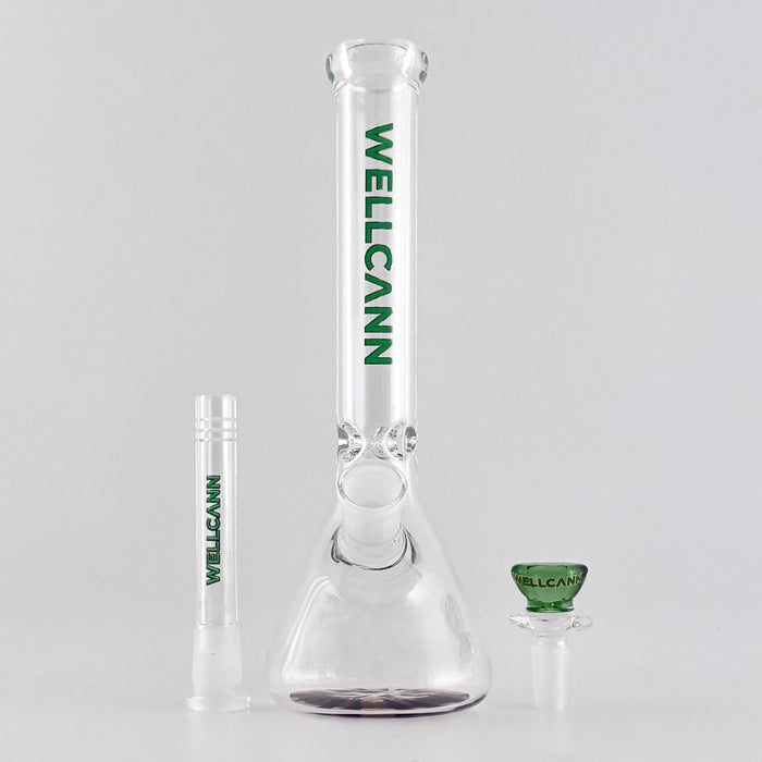 Wellcann | 10" 5mm Beaker Accent Glass Bong Glass Bong Super Supplys Inc