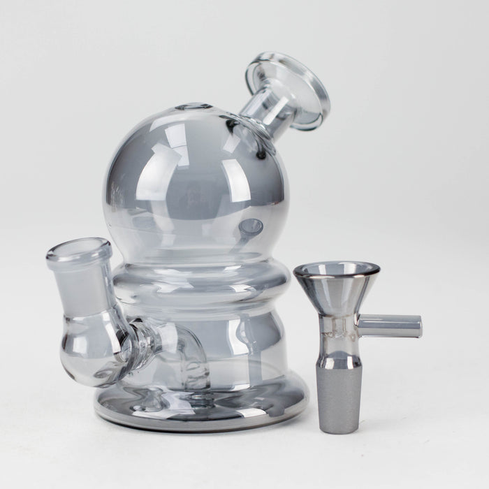 5" Solid Color Electroplate Glass Bong Glass Bong 777 Smoke