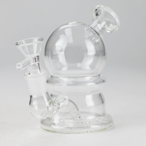 5" Solid Color Electroplate Glass Bong Glass Bong 777 Smoke Clear