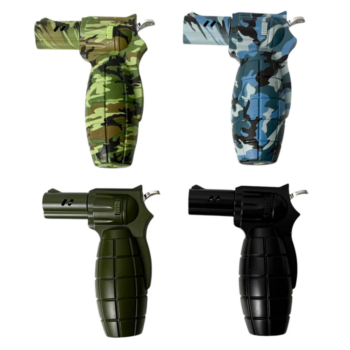 4.5" Grenade Torch Lighter-Assorted Colours Torch Super Supplys Inc