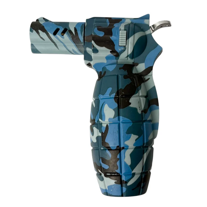 4.5" Grenade Torch Lighter-Assorted Colours Torch Super Supplys Inc Camo Blue