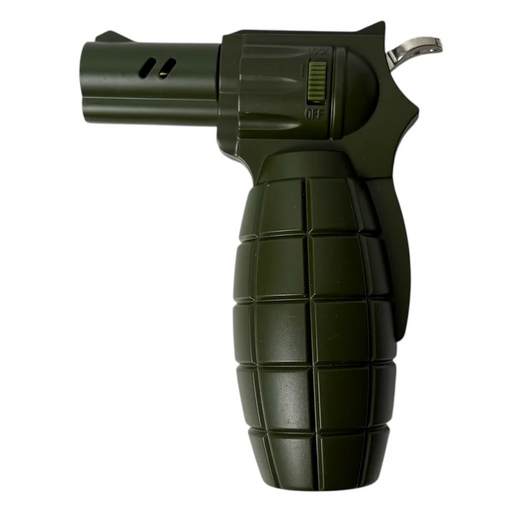 4.5" Grenade Torch Lighter-Assorted Colours Super Supplys Inc Army Green