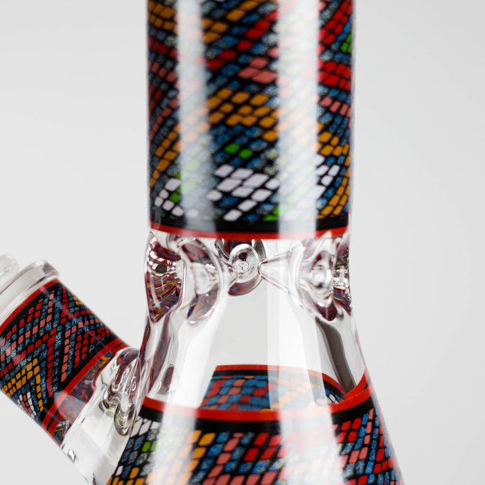 OG Original | 9″ 9 mm Mosaic Pattern Water Pipe (OG701) Glass Bong Smoking Cat Distribution