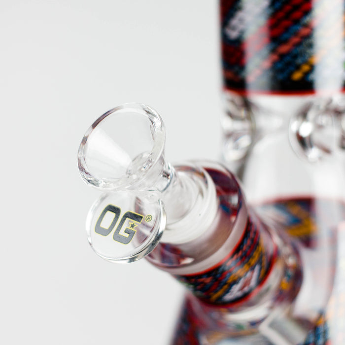OG Original | 9″ 9 mm Mosaic Pattern Water Pipe (OG701) Glass Bong Smoking Cat Distribution