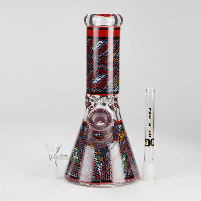 OG Original | 9″ 9 mm Mosaic Pattern Water Pipe (OG701) Glass Bong Smoking Cat Distribution