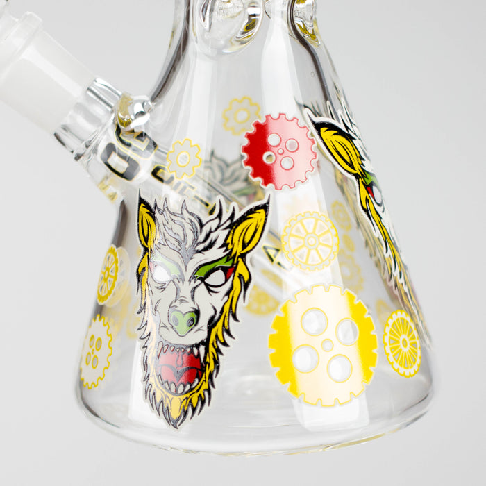 OG Original | 10″ Funky Decal Bongs (OG702) – Assorted Glass Bong Smoking Cat Distribution