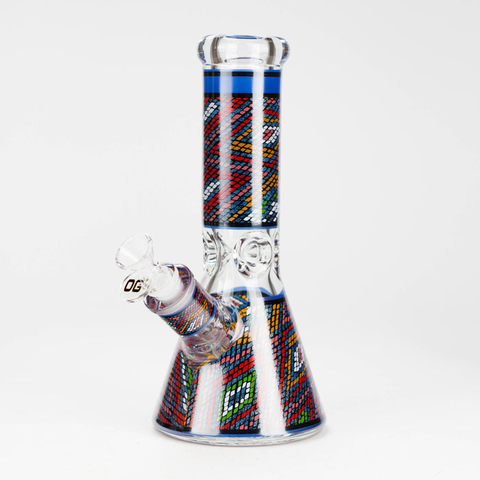 OG Original | 9″ 9 mm Mosaic Pattern Water Pipe (OG701) Glass Bong Smoking Cat Distribution Blue