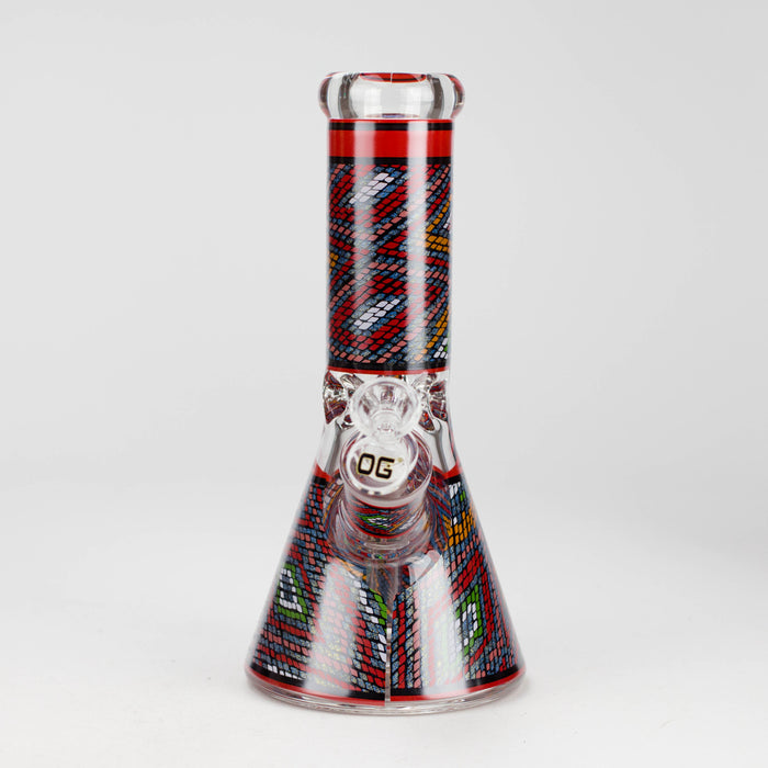 OG Original | 9″ 9 mm Mosaic Pattern Water Pipe (OG701) Glass Bong Smoking Cat Distribution