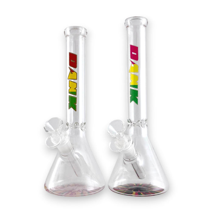 DANK | 10" 5mm Beaker Glass Bong Glass Bong Super Supplys Inc