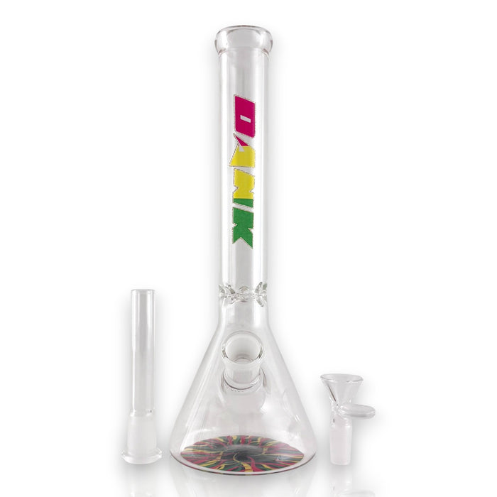 DANK | 10" 5mm Beaker Glass Bong Glass Bong Super Supplys Inc
