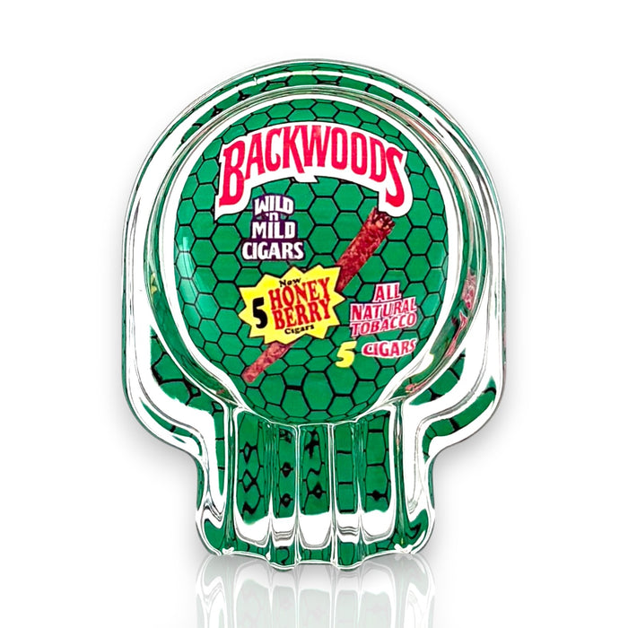 Crystal Skull Glass Ashtray – 6-Piece Display Glass Ashtray Super Supplys Inc