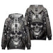 Terror Division Skull Hoodie Long Sleeve Super Supplys Inc