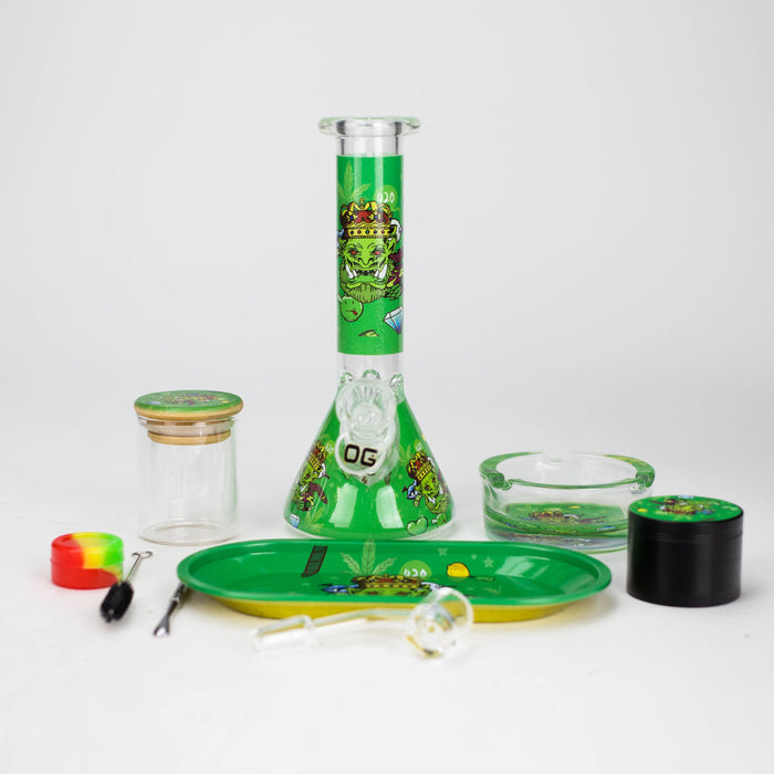 OG Original | Demon King Bong Gift Box Set (OG-683E) Glass Bong Smoking Cat Distribution