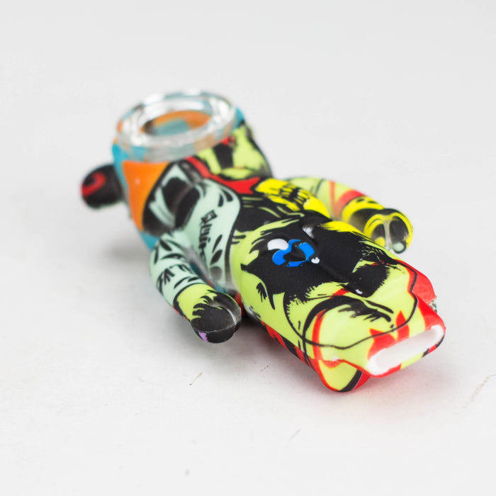 OG Original | 4.3" Volant Bear Silicone Pipe – 10 Count Set Silicone Pipe Smoking Cat Distribution