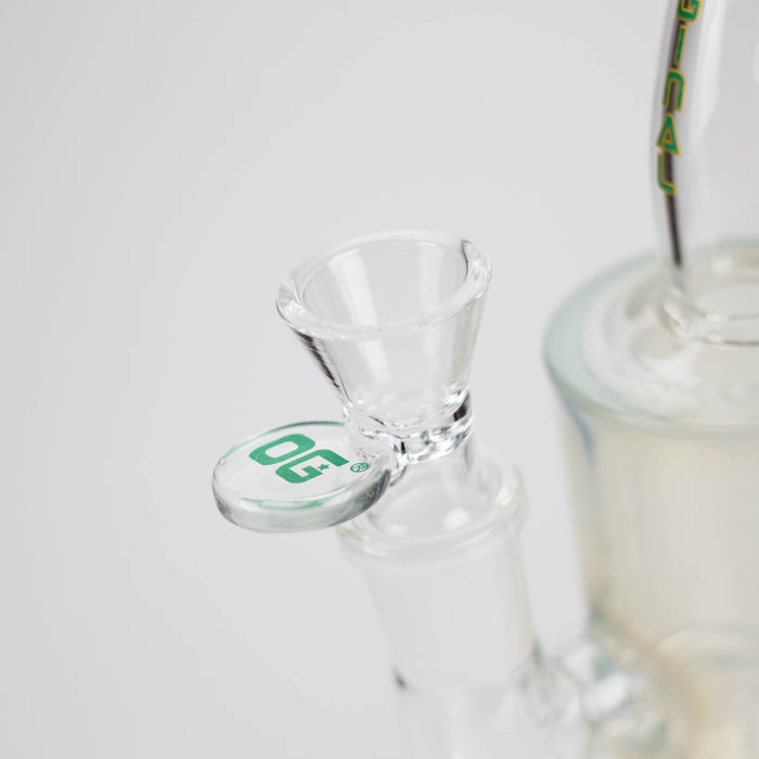 OG Original | 8" Milky Rig with Banger (OG-588) Glass Bong Smoking Cat Distribution