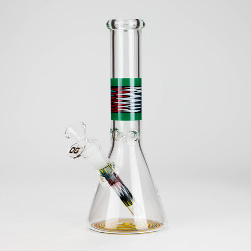 OG Original | 10" Wig Wag Bong (OG-686) Glass Bong Smoking Cat Distribution Green