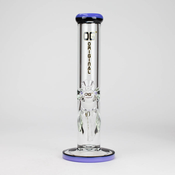 OG Original | 12" 9mm Straight Tube Bong (OG-653) Glass Bong Smoking Cat Distribution