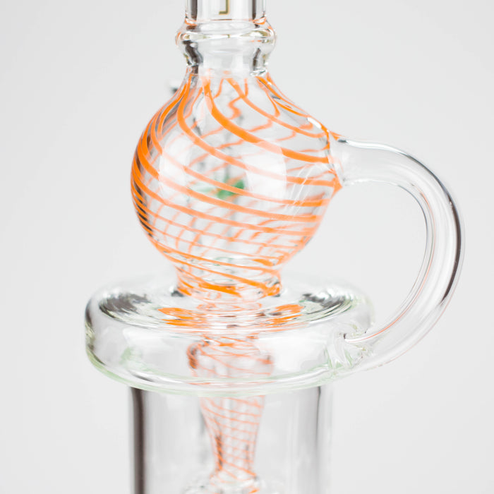 OG Original | 10" Swirly Globe Recycler Rig (OG-607) Glass Bong Smoking Cat Distribution