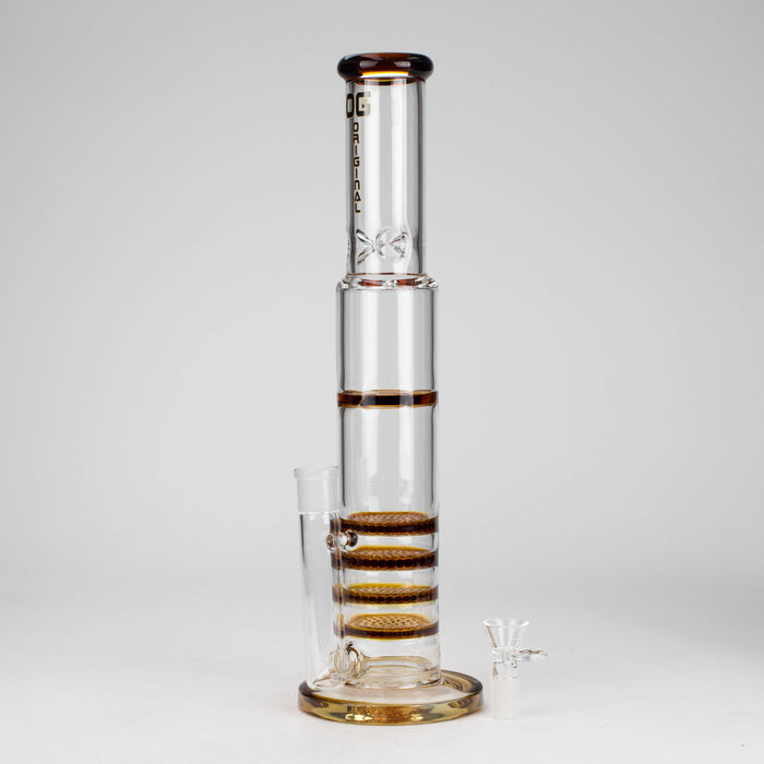 OG Original | 17" Honeycomb with Spinner (OG-672) Glass Bong Smoking Cat Distribution