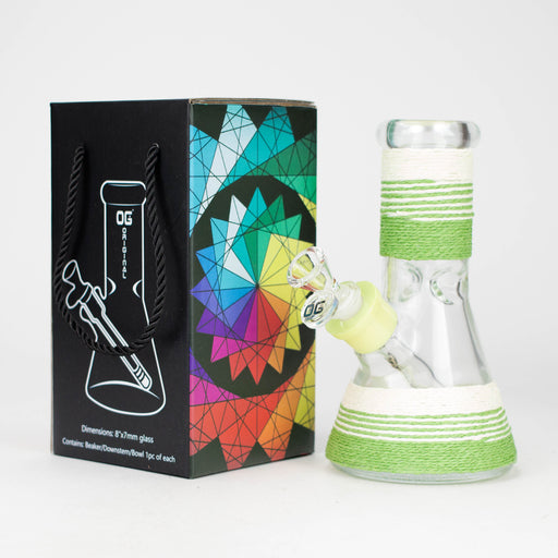OG Original | 8" Beaker with thread (OG677) Glass Bong Smoking Cat Distribution