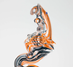 7" Dragon shape insideout PIPE [PIP186] Glass Pipe NIBO Distribution