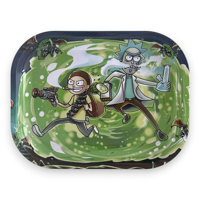 R&M Series Metal Rolling Tray - Small Tray Super Supplys Inc Design D