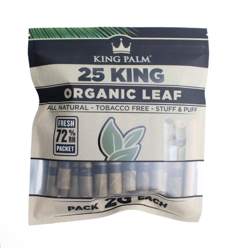King Palm 25 King Rolls / Pouch - 8 Units Per Display Box Leaf Wrap NIBO Distribution