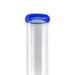 16" Straight Shooter Water Pipe with Screw Percolators - Blue Glass Bong Super Supplys Inc