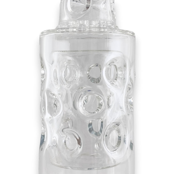 16" Straight Shooter Water Pipe with Screw Percolators - Celeste Glass Bong Super Supplys Inc