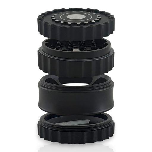 Premium 4-Piece Aluminum Herb Grinder Regular Grinder Super Supplys Inc