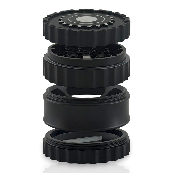 Premium 4-Piece Aluminum Herb Grinder Regular Grinder Super Supplys Inc