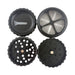 Premium 4-Piece Aluminum Herb Grinder Regular Grinder Super Supplys Inc