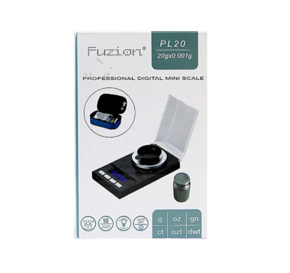 Fuzion | PL20 Professional Digital Mini Scale – 20g × 0.001g Precision Scale Super Supplys Inc