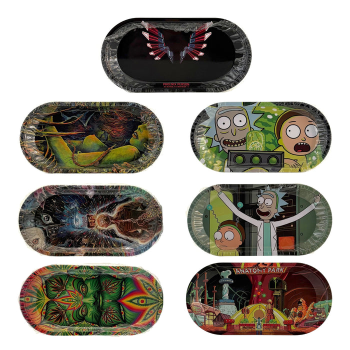 Mini Assorted Art Rolling Trays