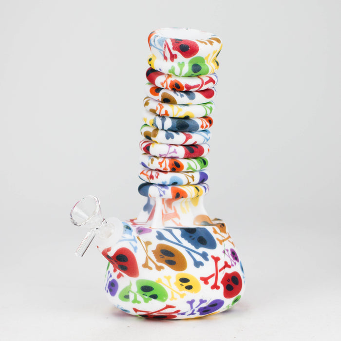 9"-15" extendable silicone water bong