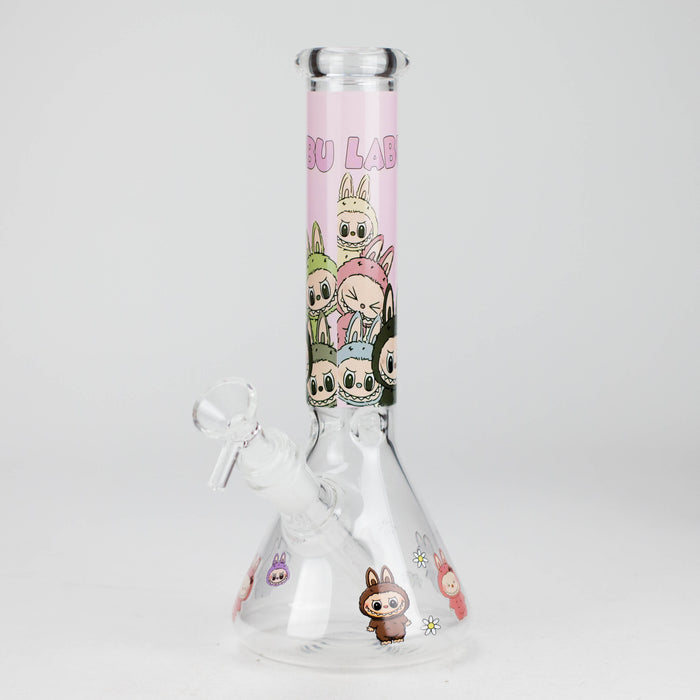 10" Popular Character Design Glass Beaker Bong