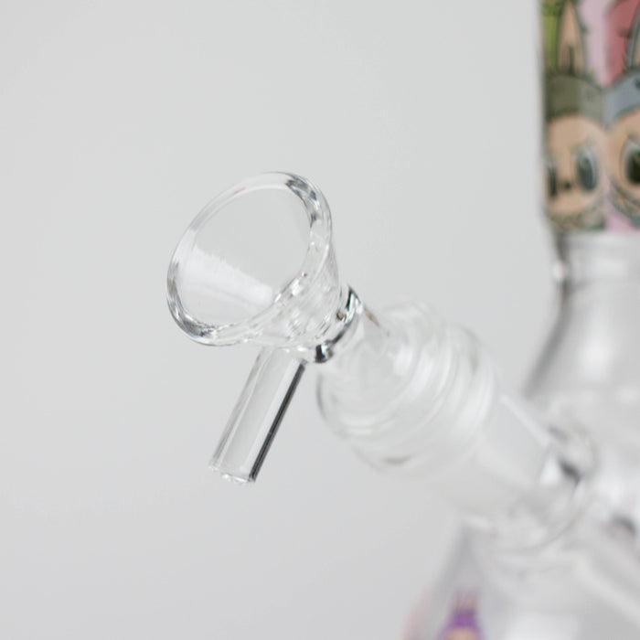 10" Popular Character Design Glass Beaker Bong
