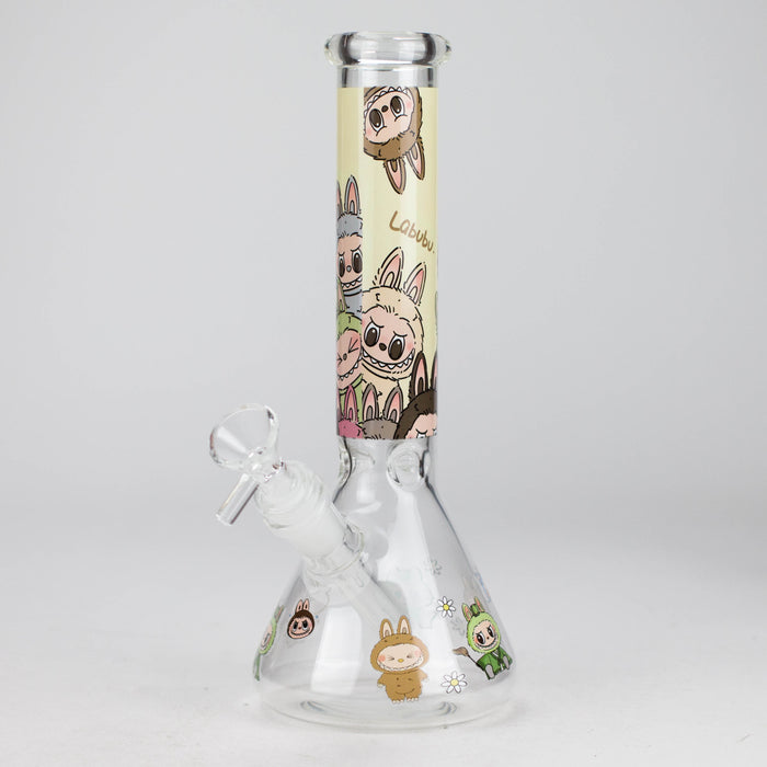 10" Popular Character Design Glass Beaker Bong