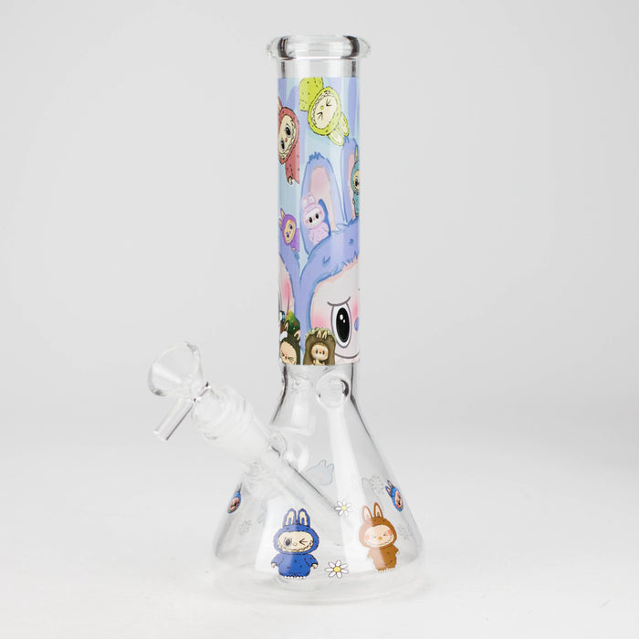 10" Popular Character Design Glass Beaker Bong