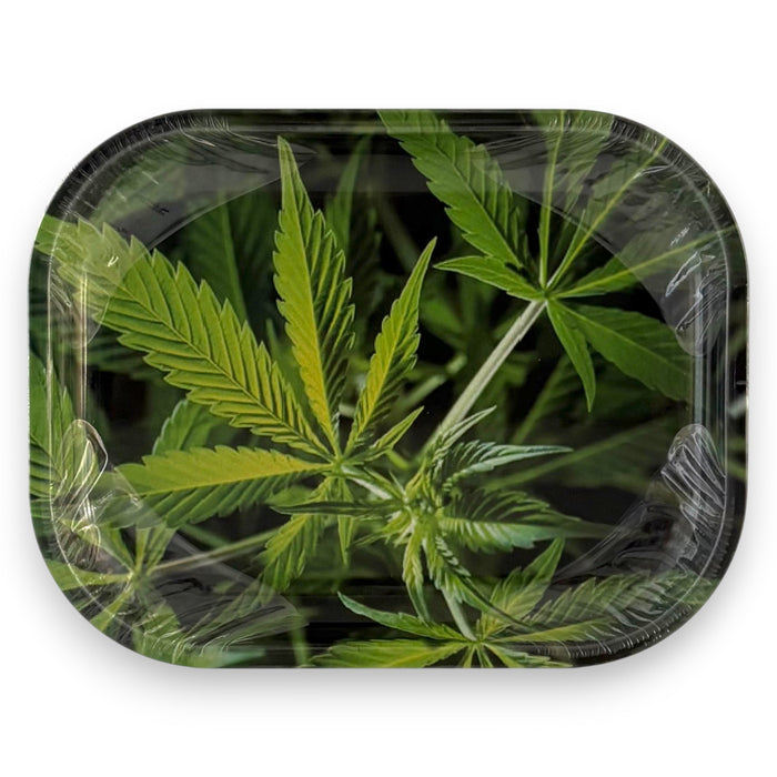 HighVibe 420 Leaf Metal Rolling Trays