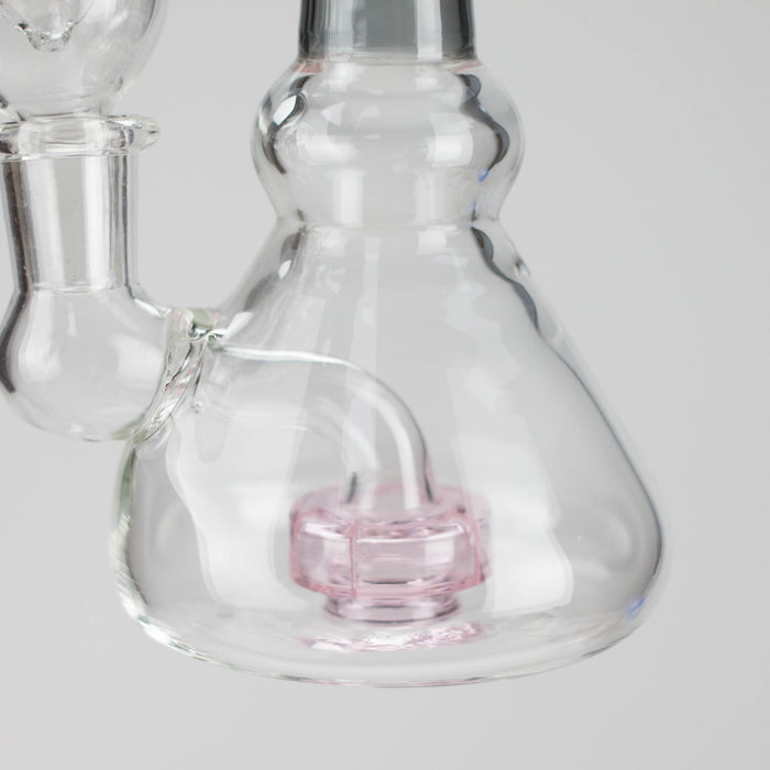 6" Cone difuser assorted bong | 14mm Bowl Joint | Stemless Design