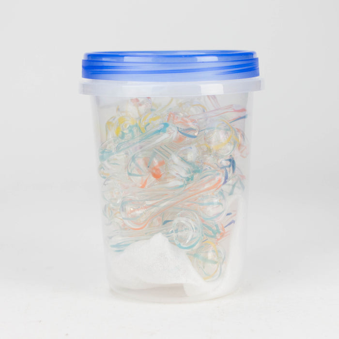 2.5"  Peanut Glass Pipe Jar – 30 pcs