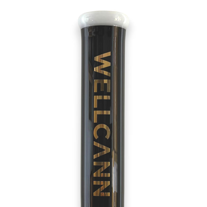 Wellcann | 16" Heavy-Duty 7MM Beaker Water Pipe – Extra Thick Base-Black